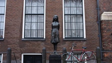 Anne Frank House Statue