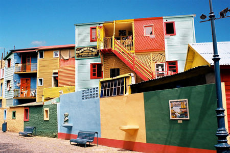 La Boca colorful houses