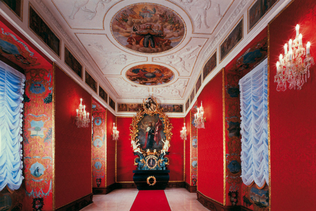 Lobkowicz Palace Red Interior