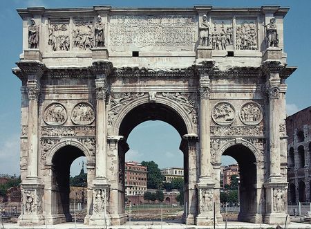 Roman Forum The Arch of Constantine Porta Triumphalis