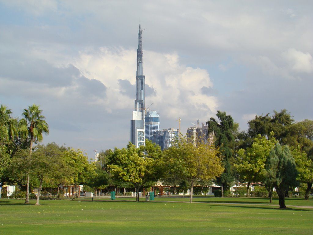 Dubai Tower from Safa Park