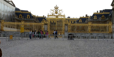 Versailles golden front gate