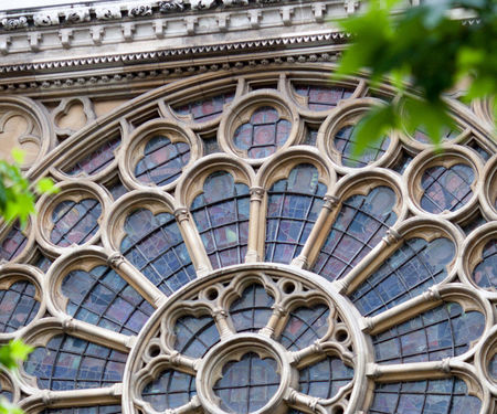 Westminster Abbey facade rose window
