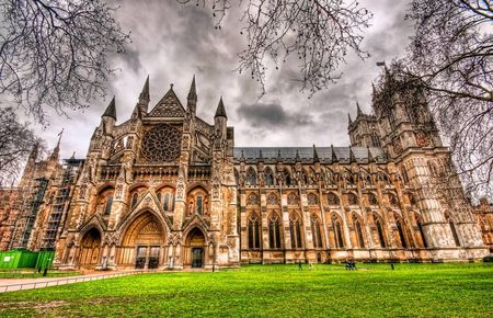 Westminster Abbey north panoramic colored