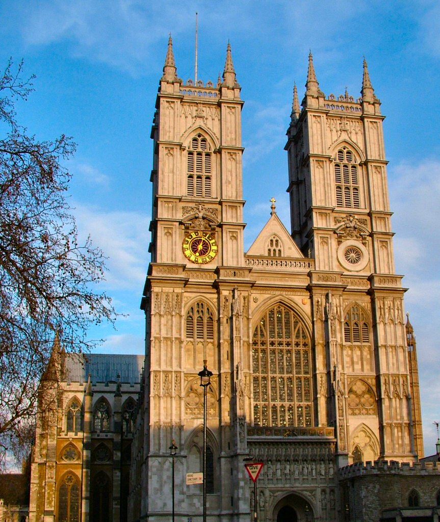 Westminster Abbey sunset